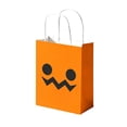 thumbnail image 2 of Halloween Candy Gift Bags,Pumpkin Style Kraft Paper Candy Goodie Bags with Handle,Perfect for Candy,Treats,and Party Favors, 2 of 5