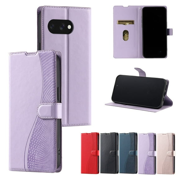 For Google Pixel 9A Phone Case Leather Wallet Case with Card Holder Phone Cover