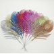 thumbnail image 2 of Rama de hoja de cola de pavo real, purpurina Artificial para arreglo de flores, boda, árbol de Navidad, fiesta, hogar, decoración de jardín, 20 Uds., 2 of 4