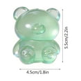thumbnail image 3 of Animal Stress Relief Squeeze Toys Soft Fidget Sensory Ball Slow Rising Squishy Toy for Anxiety Party Favors Gift for Teens Adults H Green, 3 of 6