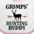 thumbnail image 4 of Inktastic Bow Hunter Gramps Hunting Buddy Boys Baby Bib, 4 of 4