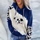 thumbnail image 2 of Sudadera informal de manga larga con capucha y estampado de moda para mujer Pompotops  gfhjh23926, 2 of 5