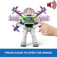thumbnail image 4 of Disney and Pixar Toy Story 12” Scale Flight Mode Hi-Tech Edition Buzz Lightyear, 35+ Sounds, 4 of 6