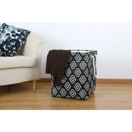 Better Homes And Gardens Canvas Bin With Rope Handles Better Homes And Gardens Canvas Bin With Rope Handles