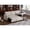 Beige, variant on Linen Sectional Sofa with Pull - out and Chaise / Comfortable Sleeper for Overnight Guests