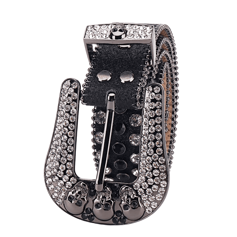 Tengmei Men Women Rhinestone Belts Punk Fashion Studded  display picture 1