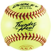 Dudley 11" ASA Yellow Fastpitch Softball (Dozen) by Dudley
