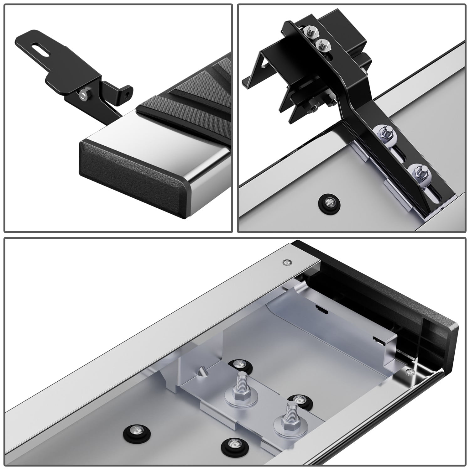 Nuvision for 11-19 Ford Explorer 6.5" W Premium Running Boards Side Step Pedal Nerf Bar