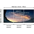 thumbnail image 6 of Motivational Quotes Canvas Wall Art Inspirational Ability Motivation Attitude Saying Words Posters Prints Entrepreneur Quote Home Office Bedroom Decor 3 Panels Ready to Hang - 36" W x 16" H, 6 of 6