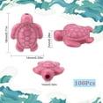 thumbnail image 2 of 1 caja de 100 cuentas de tortuga marina de piedra turquesa rosa, dijes de tortugas, cuentas de animales marinos de verano, cuentas de tortuga oceánicas, cuentas espaciadoras sueltas a granel, 2 of 6