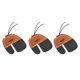 thumbnail image 1 of 3 uds lengüetas de dedo de tiro con arco de doble capa gruesa de cuero PU Protector de dedo de tiro con arco Protector de dedos para arco recurvo marrón, 1 of 12
