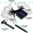 thumbnail image 2 of Sowaz Solar String Lights 20 Feet 30 LED Water Drop Solar Fairy Waterproof Lights for Garden, Patio, Yard, Home, Parties, Multi Color, 2 of 10
