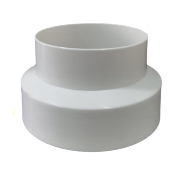 JINGT ABS Vent Pipe Reducing Adapter Suitable For Duct Fan Hot And Cold Vents