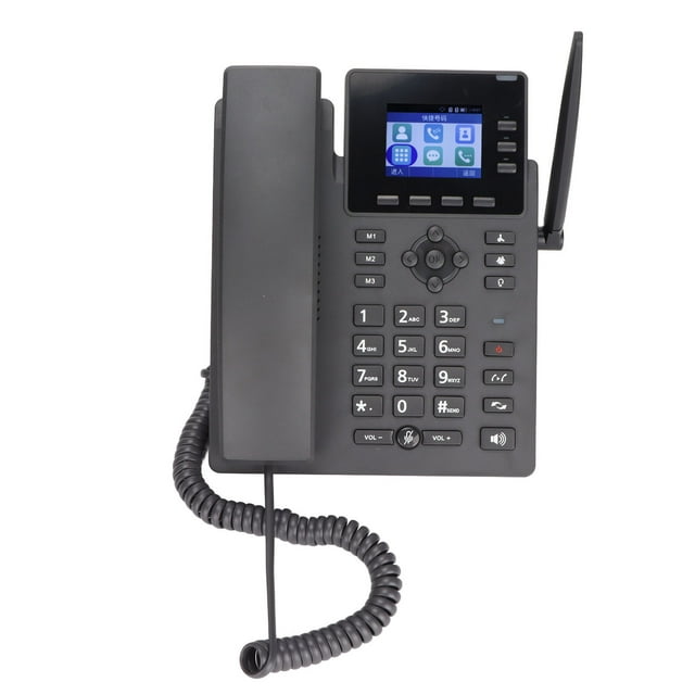 VOIP Phone, SIP Telephone Numérotation Rapide Voicemail pour le Bureau US Plug