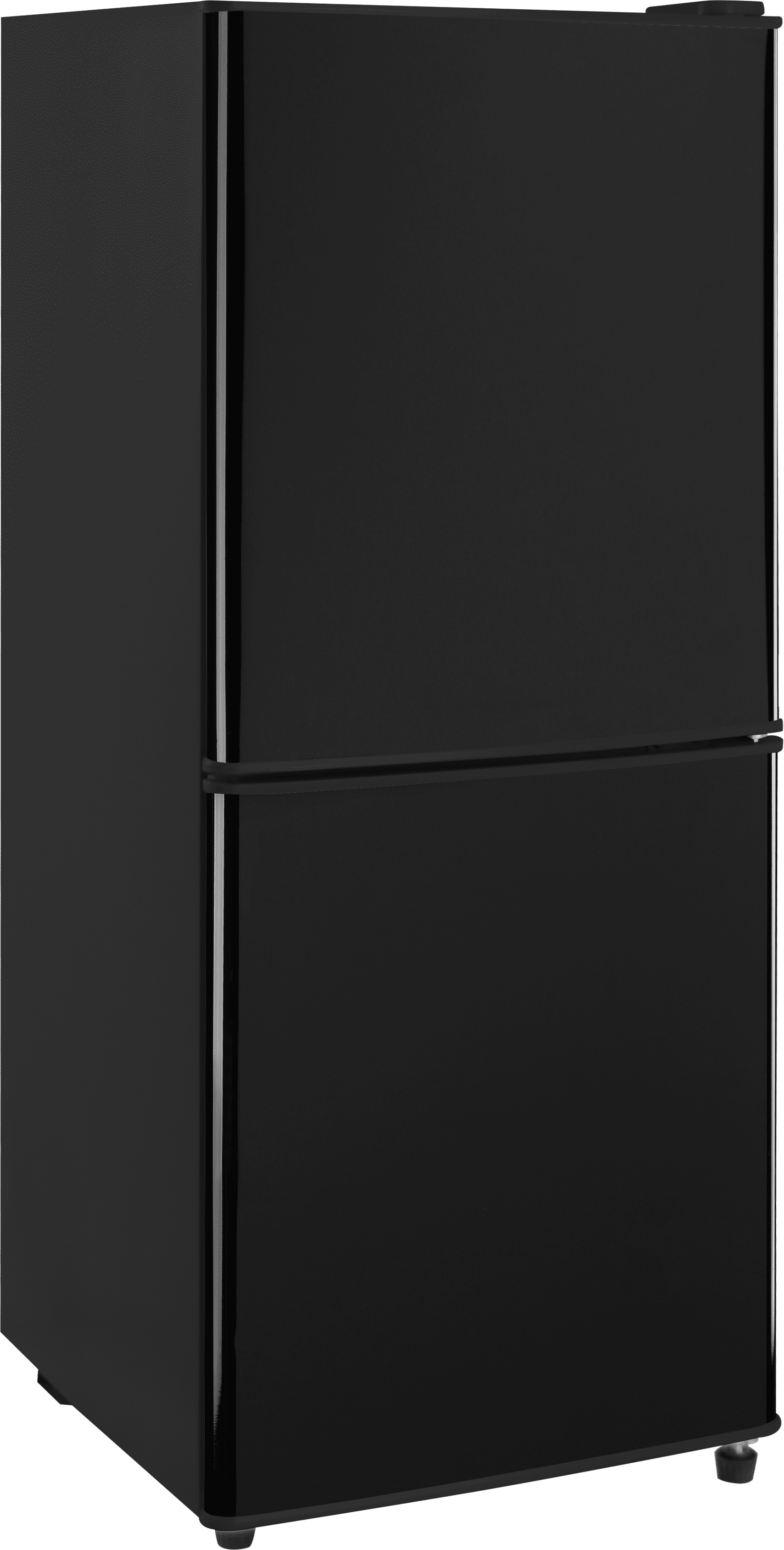 Kcpolre 3.8 Cu.ft Mini Fridge with Freezer, Bottom Freezer, Small Refrigerator with Freezer, Compact Refrigerator with 2 Door,for Bedroom,Office,Kitchen,Apartment,Dorm, Black