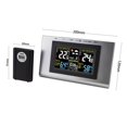thumbnail image 1 of xinxixnxx Digital Alarm Clock Snooze Calendar Thermometer Alarm Clock Bedroom Desk Hygrometer Weather Display, 1 of 9