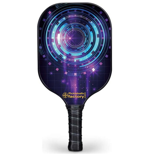 Pickleball Factory PB0006-7-C Pro Pickleball Paddle - Circles Beginner Pickleball Near Me - Best Lightweight Pickleball Paddle, Carbonfiber Graphite