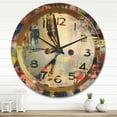 thumbnail image 2 of Designart 'Time and People Acrylic' Modern Wood Wall Clock, 2 of 5
