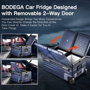 BODEGA 12 Volt 80 Qt.(75L) Car Refrigerator, Portable Freezer, Car Fridge for Camping, Travel,APP Control, Rv