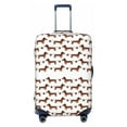 thumbnail image 2 of Goofa Dachshund Dog Puppy Pattern Luggage Covers For Suitcase,Suitcase Cover Protector Fit 18-32 Inch Luggage-X-Large, 2 of 9