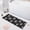 Cool Skulls Filigree, variant on Haosy Pastel Colors Flower and Leaf Bathroom Rugs Non Slip Absorbent Soft Plush Quick Dry Bath Mat, 39"x20"