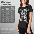 thumbnail image 5 of Women's Mickey & Friends Black and White Mickey Mouse  Graphic Tee Black Small, 5 of 9