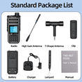 thumbnail image 3 of Quansheng TK11(5) Radio Aficionado Portátil 10W | Analizador de Espectro Multibanda, 27 MHz CB, LW, MW, SW, USB, AM, FM, LSB, CW - HF, VHF, UHF, SSB, 3 of 5