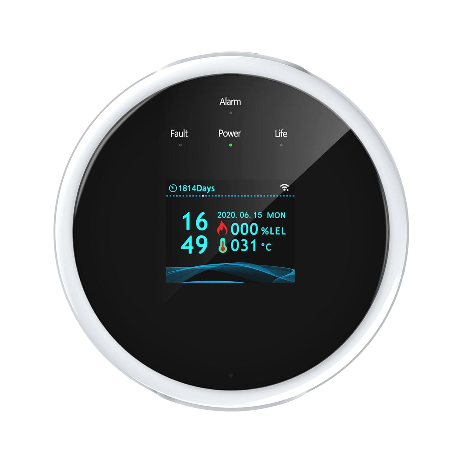 Wifi Gas Leak Detector And Fire Alarm Lcd Display Wall Mounted App Control  Smart Wi-Fi Natural Gas/ Lpg Tester Methane Alarm Buzzler With Sound u0026  Light Voice Prompt For Home Office | Walmart Canada