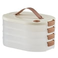 thumbnail image 1 of Dumpling Conteneur de Stockage Réutilisable Boîte de Stockage de Dumpling Boîte de Stockage de Grande Capacité Transparente Empilable de Qualité Alimentaire No, 1 of 5