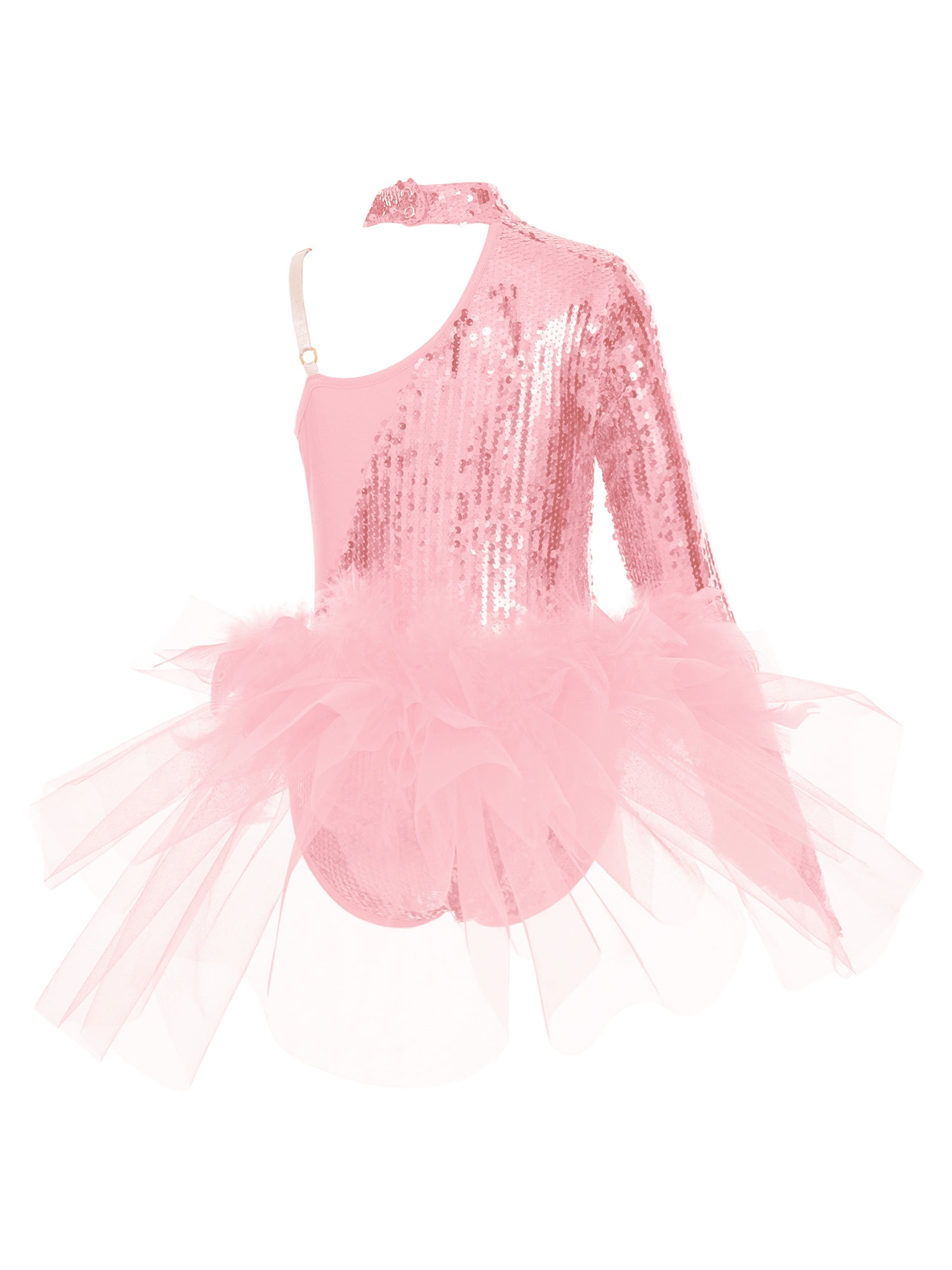 YEAHDOR Kids Girls Asymmetrical Shoulder Ballet Leotard Sparkly Sequins Long Sleeve Tulle Ballet Tutus Dance Competition Leotard Gold 6 - Walmart.com YEAHDOR Kids Girls Asymmetrical Shoulder Ballet Leotard Sparkly Sequins Long Sleeve Tulle Ballet Tutus Dance Competition Leotard Gold 6 - Walmart.com