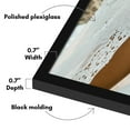 thumbnail image 2 of Americanflat 30x40 Picture Frame with Polished Plexiglass Streamline Collection Thin Border Wall - Black, 2 of 7