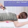 thumbnail image 3 of Electric Heating Pads Heated Pad For Back Pain Muscle Pain Relieve Dark Green S, 3 of 4