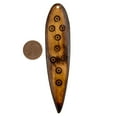 thumbnail image 2 of The Bead Chest Brown Bone Shaman Medicine Stick Pendant Ethiopia African Large Hole Handmade, 2 of 4