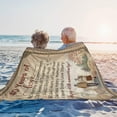 thumbnail image 2 of 50th Anniversary Wedding Gifts for Wife Husband Couple Golden Wedding Blanket 80"x 60" for Mom Dad Grandparents 50 Years of Marriage Celebration Throw Blankets Valentine's Day Fiftieth Gift, 2 of 5