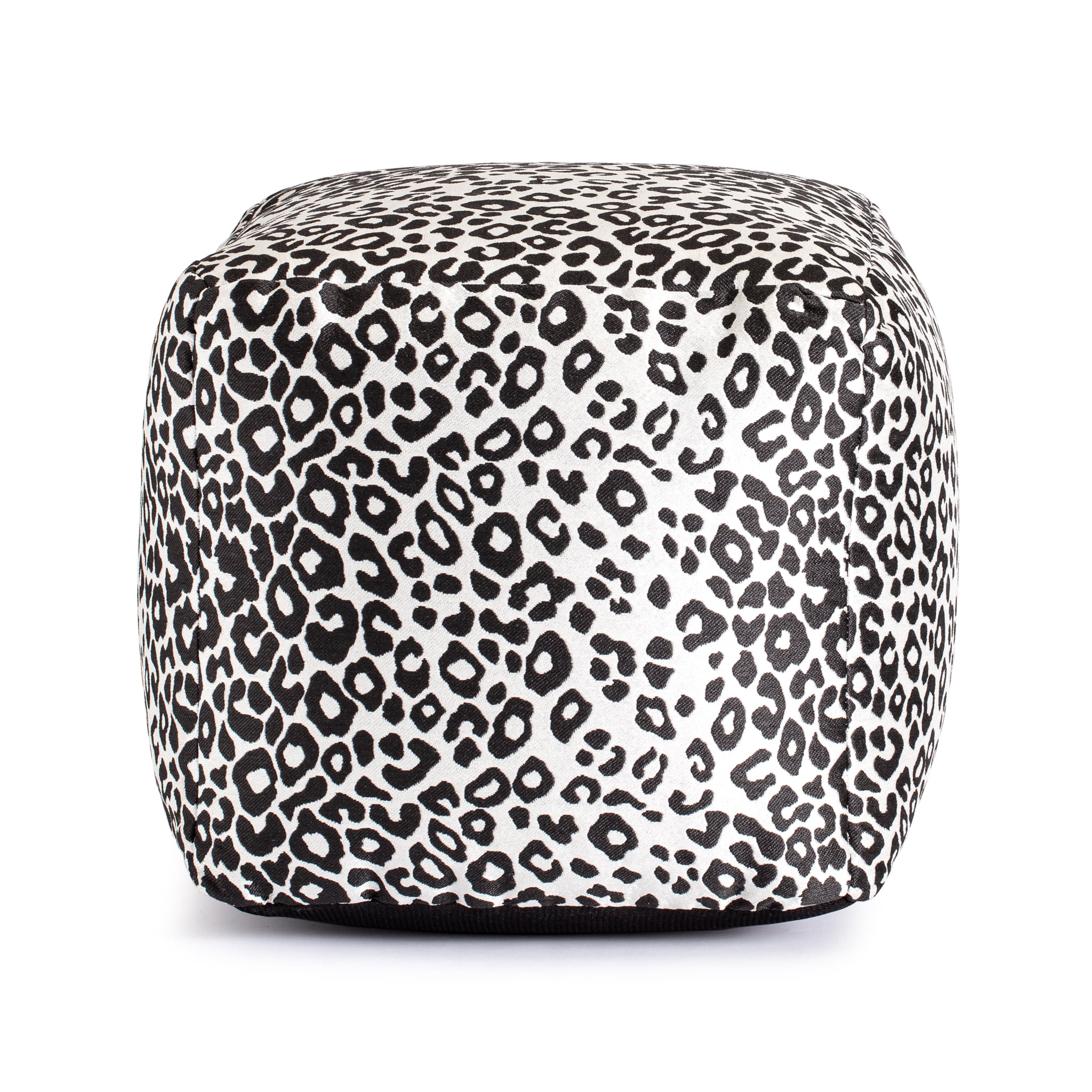 Amur Gray 18" x 18" x 18" Gray Pouf