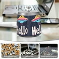 thumbnail image 6 of Yayeee Ashtray with Lid for Cigarette Smokeless Stainless Steel Home Ash Holder, Colorful UFO, 6 of 7