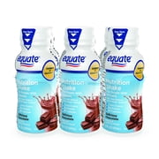 Equate Chocolate Nutrition Shake for People with Diabetes ,6 Count
