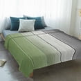 thumbnail image 4 of Sage Green Gray Ombre Blanket Soft Cozy Warm Throw Blanket for Couch, Plush Fuzzy Flannel Fleece Blankets for Sofa, Vintage Country Wooden Bed Blankets Lightweight Gifts for Women, 50"x60", 4 of 9
