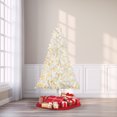 Holiday Time PreLit 6.5' Madison Pine White Artificial Christmas Tree