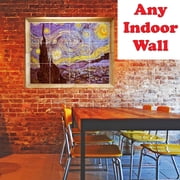 Ceramic Tile Mural-Wassily Kandinsky Abstract Painting 50. 17 w x 12.75 h using (12) 4.25 x 4.25 ceramic tiles