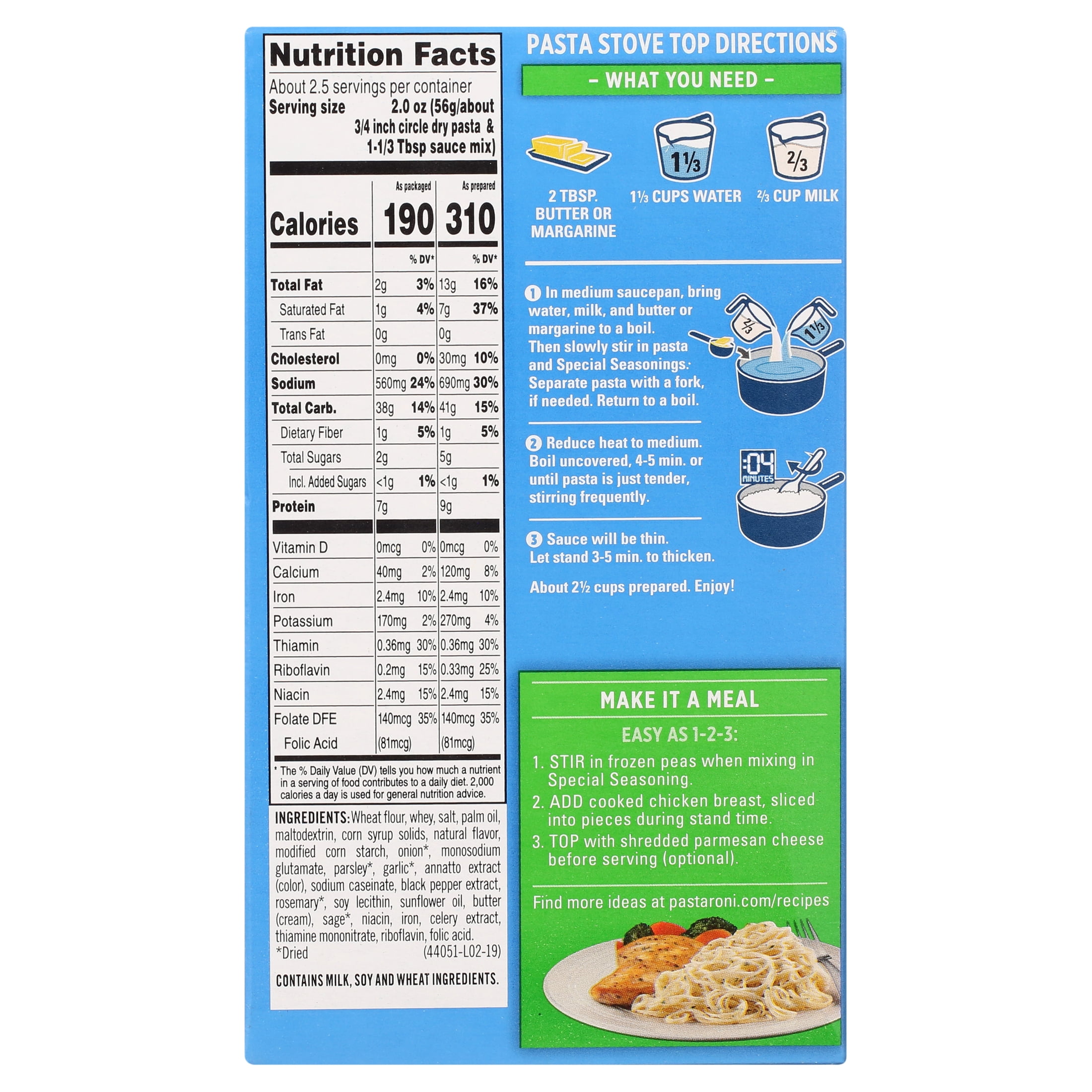 Pasta Roni Angel Hair Pasta with Herbs, 4.8oz Box