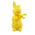 thumbnail image 2 of Conejitos de Pascua, figuras de conejos con pajaritas, adorables adornos primaverales para el hogar y el jardín, decoración de Pascua, 16,7 x 16,9 cm, 2 of 6