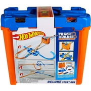 Hot Wheels Toy Car Track Builder Deluxe Stunt Box with 15 Feet of Track