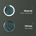 thumbnail image 3 of Ventiladores enfriadores de 900 MAh, ventilador eléctrico con clip silencioso para el hogar, la escuela, la oficina (verde), 3 of 5