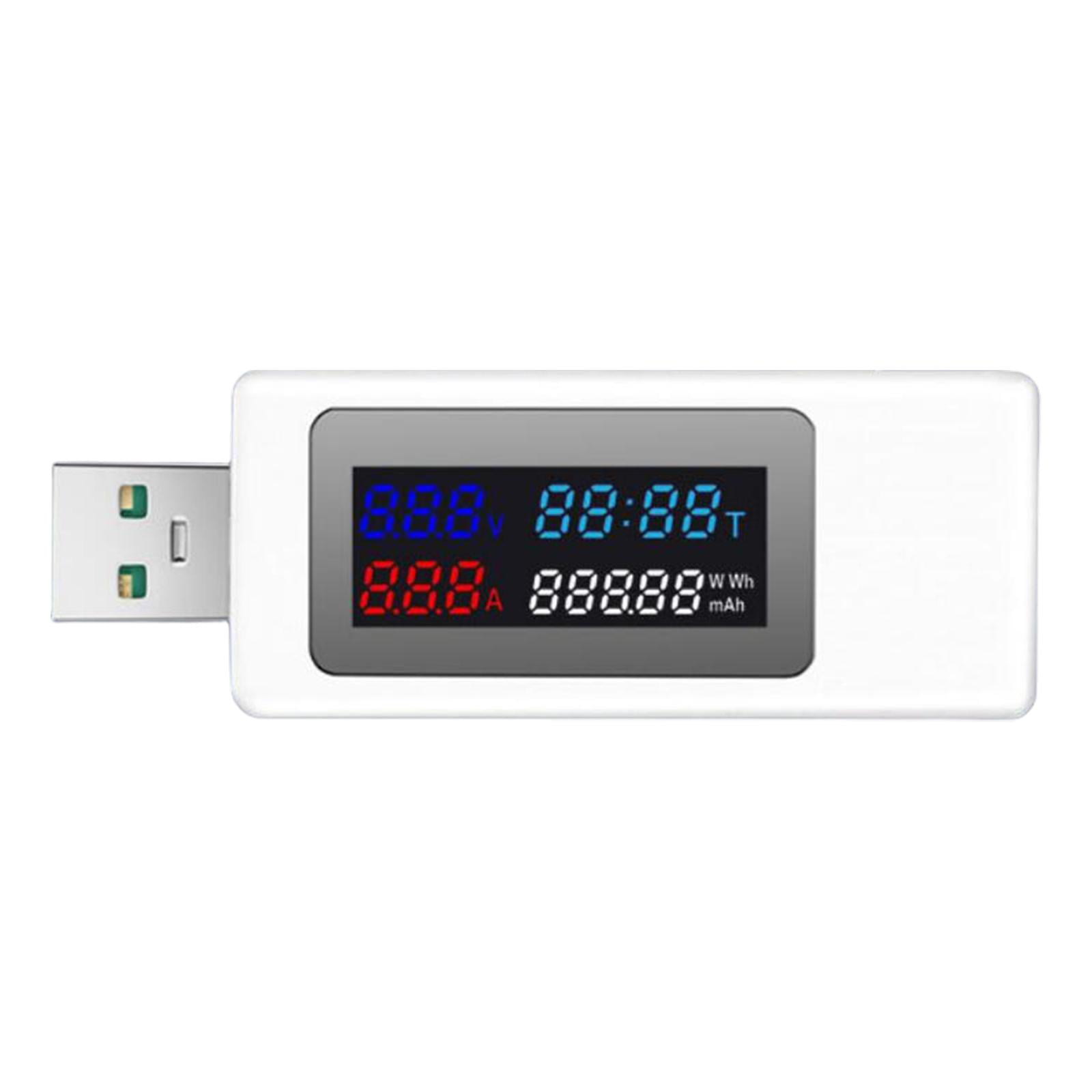 USB IPS HD Color Screen LCD Display Voltage Detector Current Capacity Tester