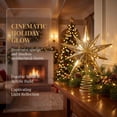 thumbnail image 6 of Clearance!! 3D Star Christmas Tree Topper Mirror Finish Holiday Decoration for Festive Cheer, 6 of 8