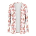 thumbnail image 3 of Womens Long Cardigan Sweaters Plus Size Christmas Graphic Open Front Shirts Trendy Long Sleeve Holiday Cardigans Loose Causal Tops Cute Outfits, 3 of 4