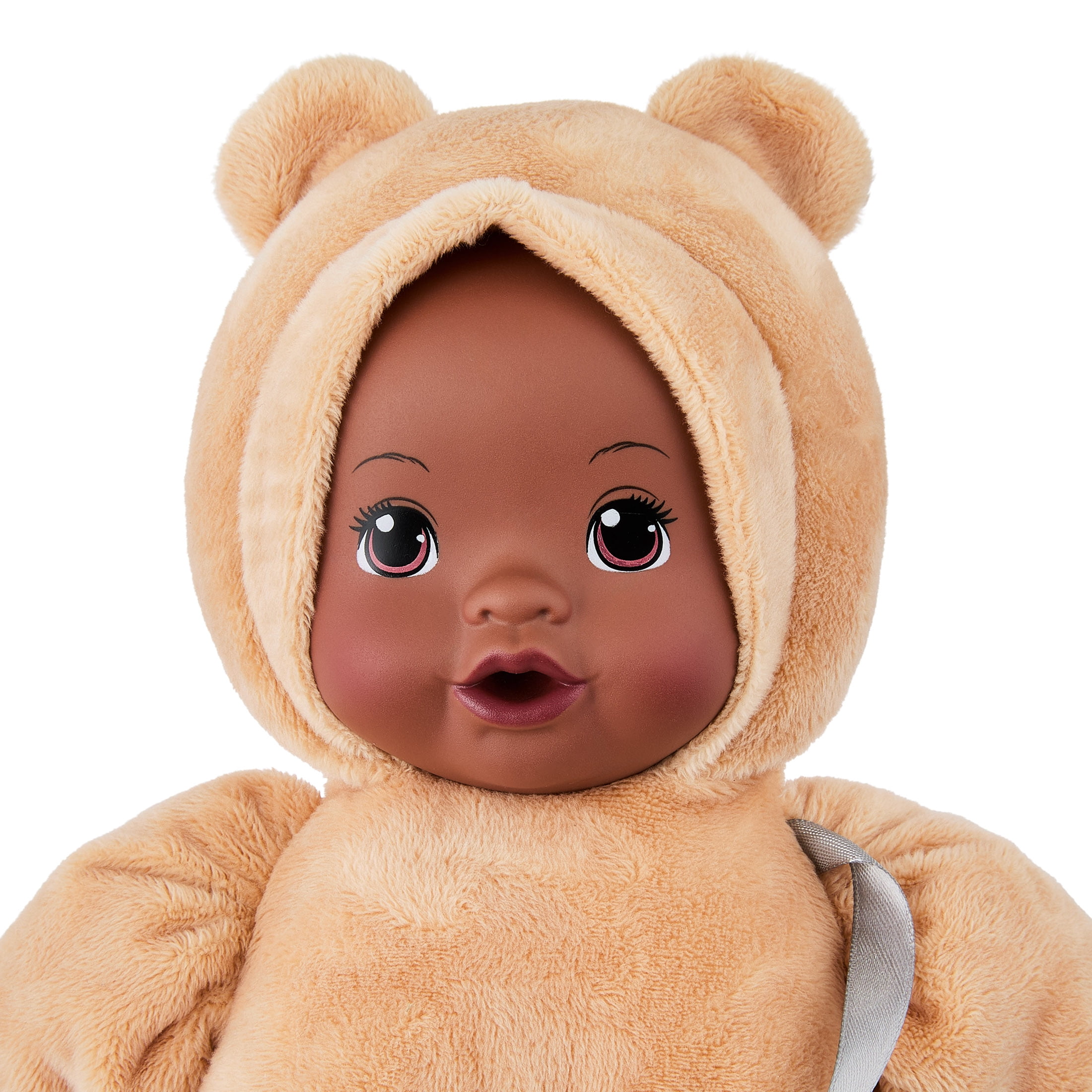 My Sweet Love 10-Inch Snuggly Baby Doll with Pacifier, Beige Bear Outfit