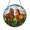 Acrylic 3.5 Inch, variant on Two Horses Field Stained Glass Style Suncatcher – Window Decor