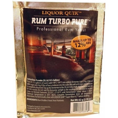Liquor Quick Rum Turbo Pure Professional Rum (Best Yeast For Rum)